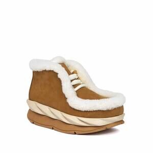 NEW 4CCCCEES women's mellow monta winter ankle boots in tan